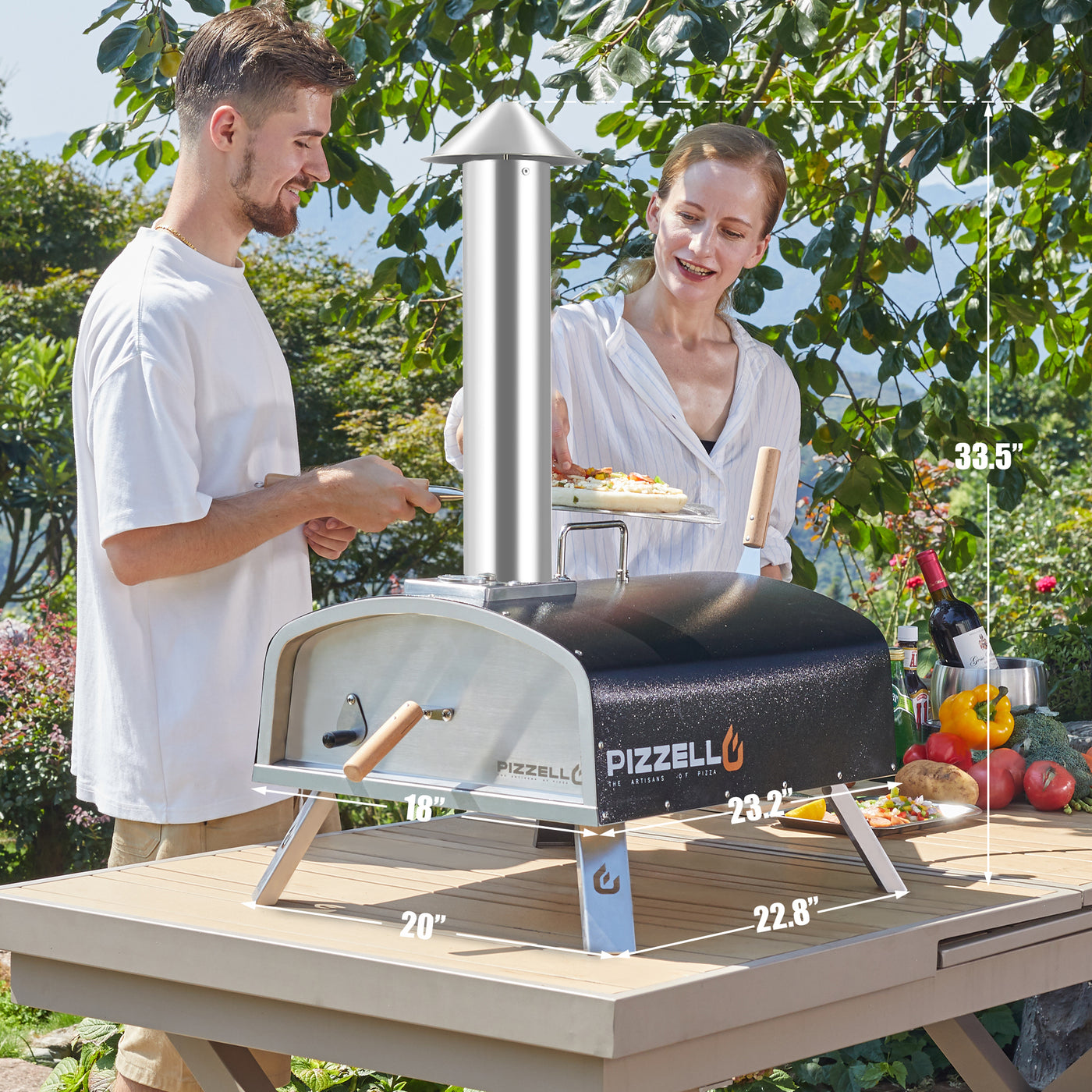 Wood-Fired Pizza Oven#color_black