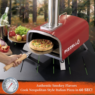 Wood Fired Outdoor Pizza Oven#color_red