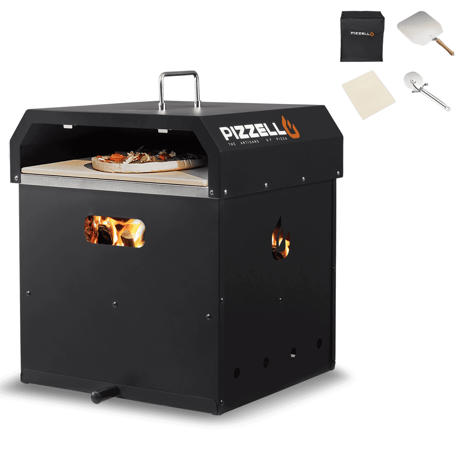 PIRO　4点セット Pizzello Gusto 4-in-1 Outdoor Pizza Oven: Perfect for Any Gathering
