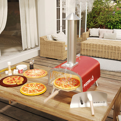 Wood Fired Outdoor Pizza Oven#color_red
