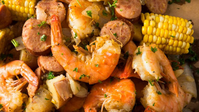 One-Pan Shrimp and Sausage Bake