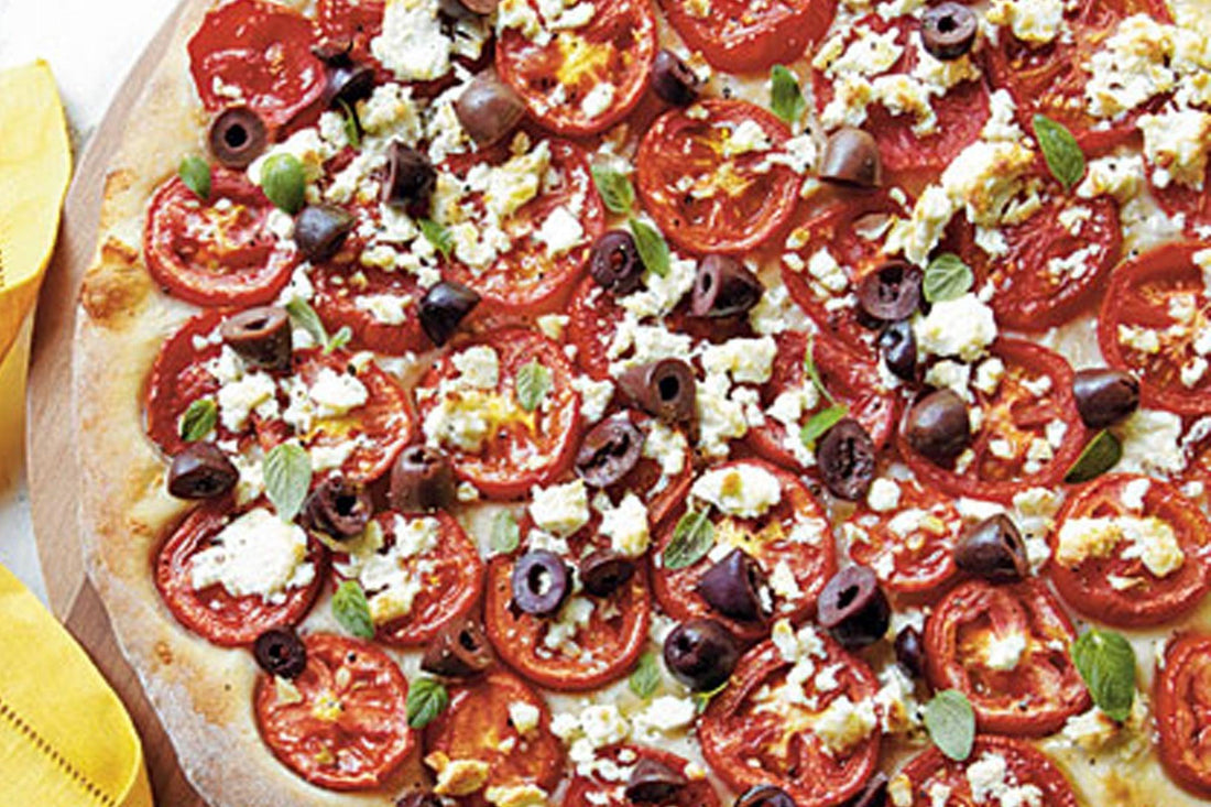 Fresh Tomato-Feta Pizza - Pizzello
