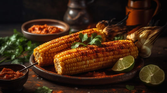 Grilled Corn with Cilantro Lime Butter - Pizzello