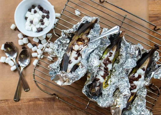 Campfire Banana Splits | Pizzello