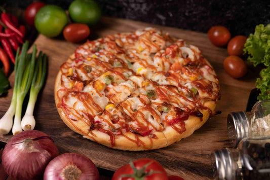 Pizza With Shrimp Fra Diavolo - Pizzello