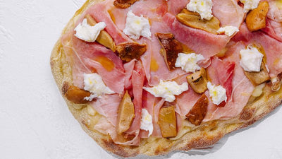 Prosciutto Peach Pizza