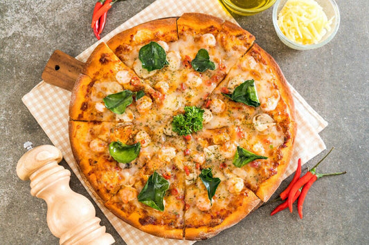Spicy shrimp pizza - Pizzello