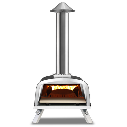 Wood Fired Outdoor Pizza Oven#color_black