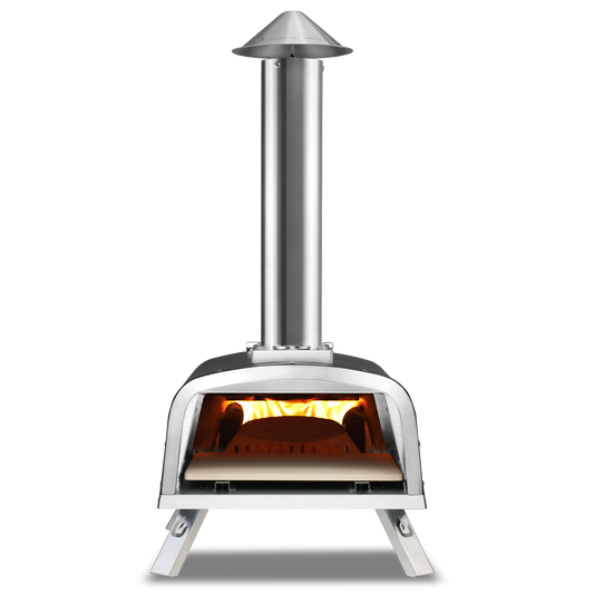 Wood Fired Outdoor Pizza Oven#color_black