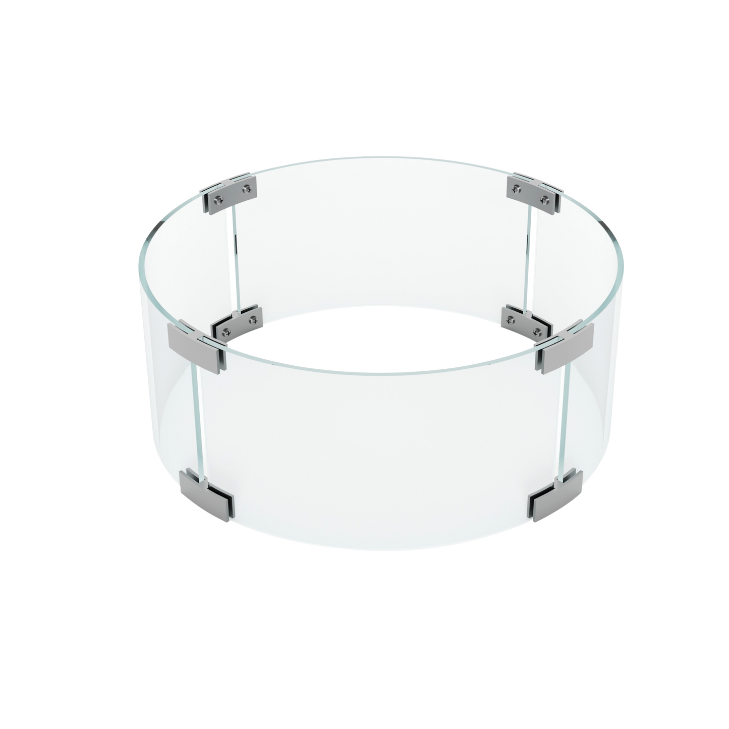 Pizzello Fire Pit Table Glass Wind Guard