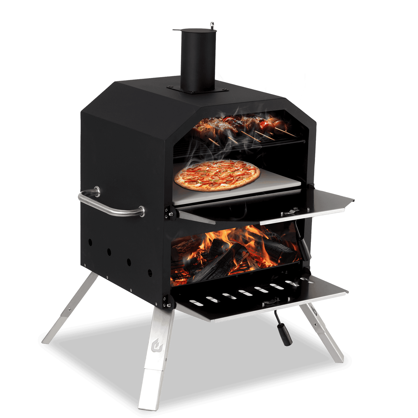Pizzello Grande - Outdoor 2-Layer Pizza Oven - Pizzello#size_16-inch