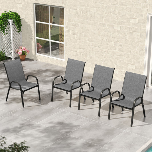 Pizzello Patio Dining Chairs#size_4pcs