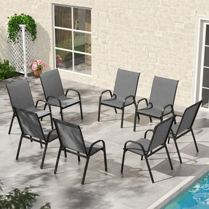 Pizzello Patio Dining Chairs#size_8pcs