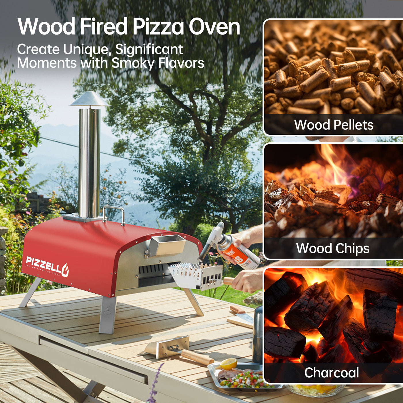 Wood-Fired Pizza Oven#color_red