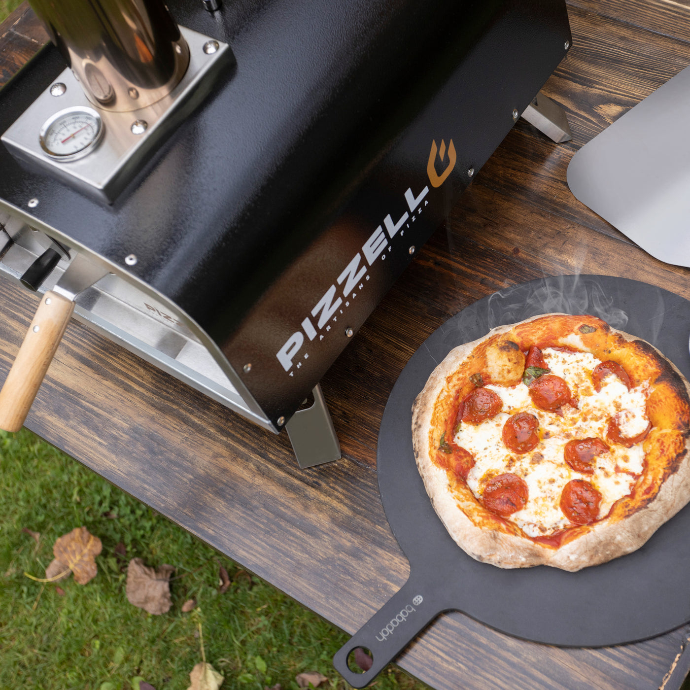 Wood Fired Outdoor Pizza Oven#color_black