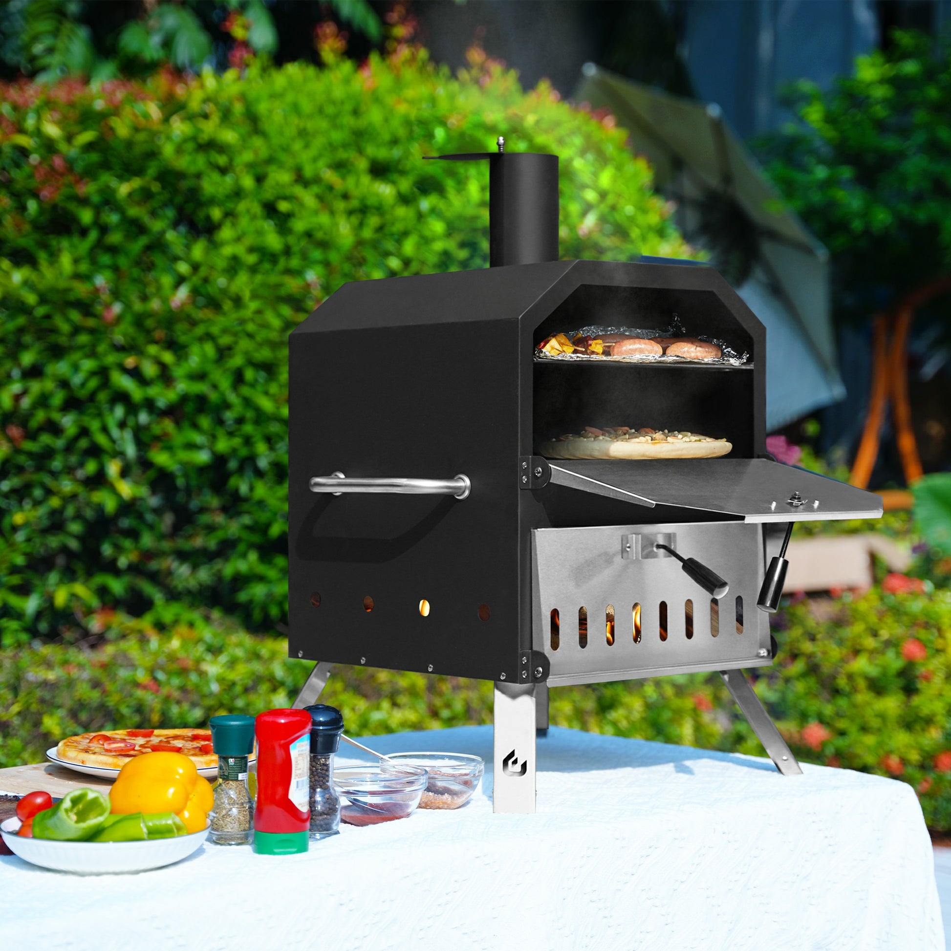 Pizzello Grande - Outdoor 2-Layer Pizza Oven - Pizzello#size_16-inch