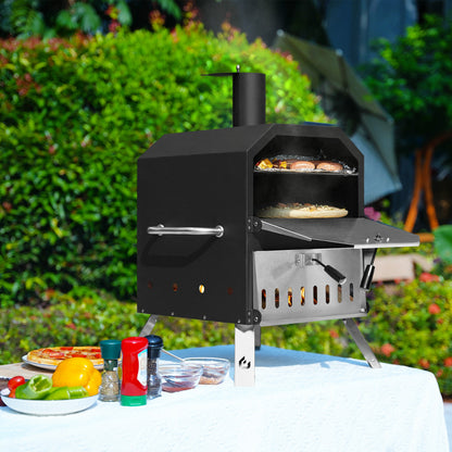 Pizzello Grande - Outdoor 2-Layer Pizza Oven - Pizzello#size_16-inch