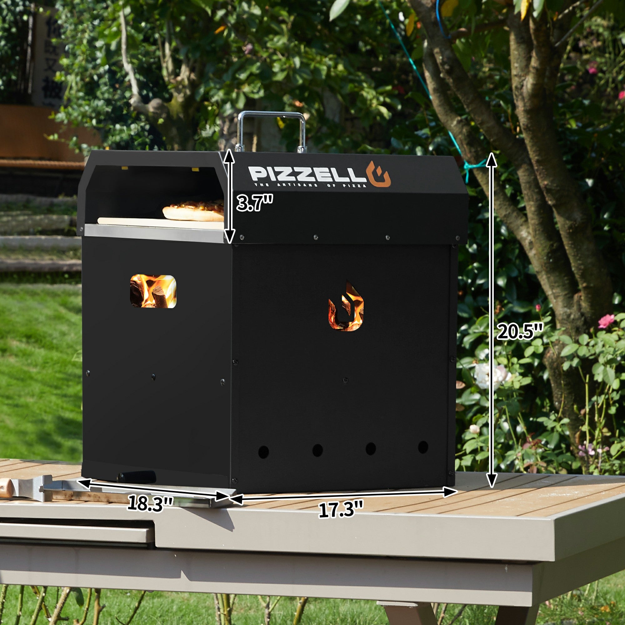 Pizzello Gusto 4-in-1 Outdoor Pizza Oven: Perfect for Any Gathering