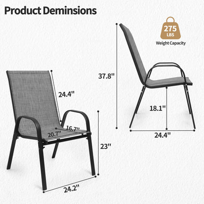 Pizzello Patio Dining Chairs#size_6pcs