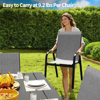 Pizzello Patio Dining Chairs#size_6pcs