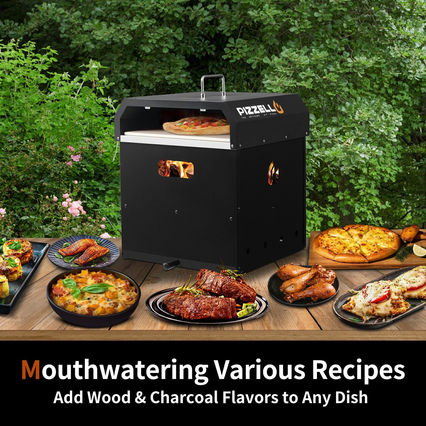 Pizzello Gusto - 4 in 1 Outdoor Pizza Oven - Pizzello#size_16-inch