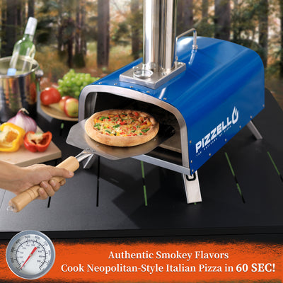Wood Fired Outdoor Pizza Oven#color_blue
