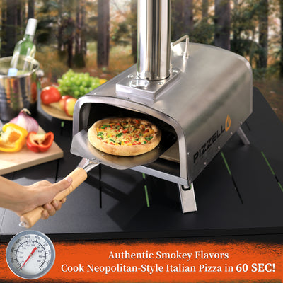 Wood Fired Outdoor Pizza Oven#color_silver