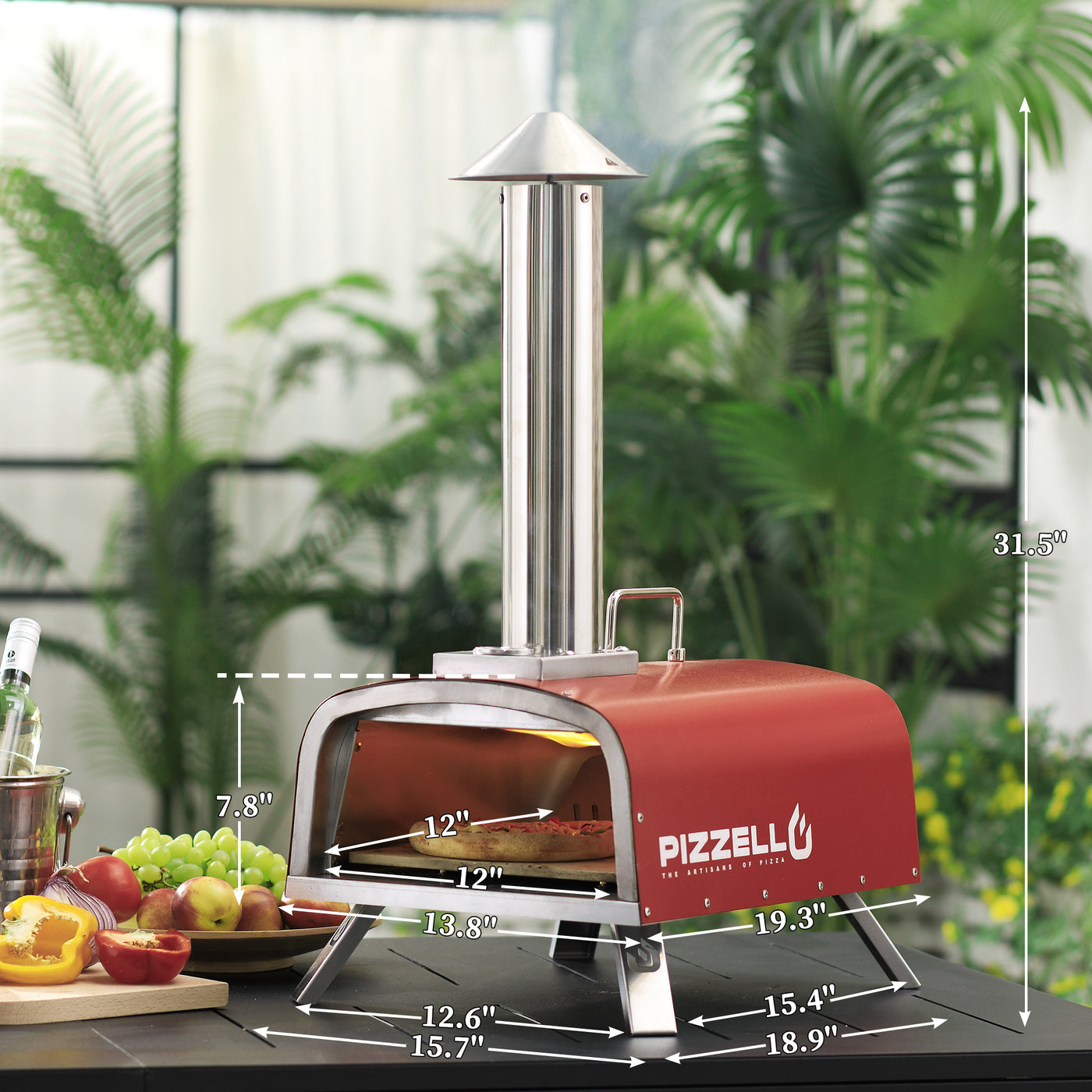 Pizzello Forte - Outdoor Wood Fired Pizza Oven