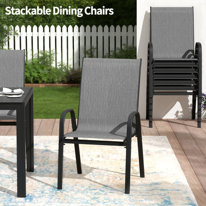 Pizzello Patio Dining Chairs#size_8pcs