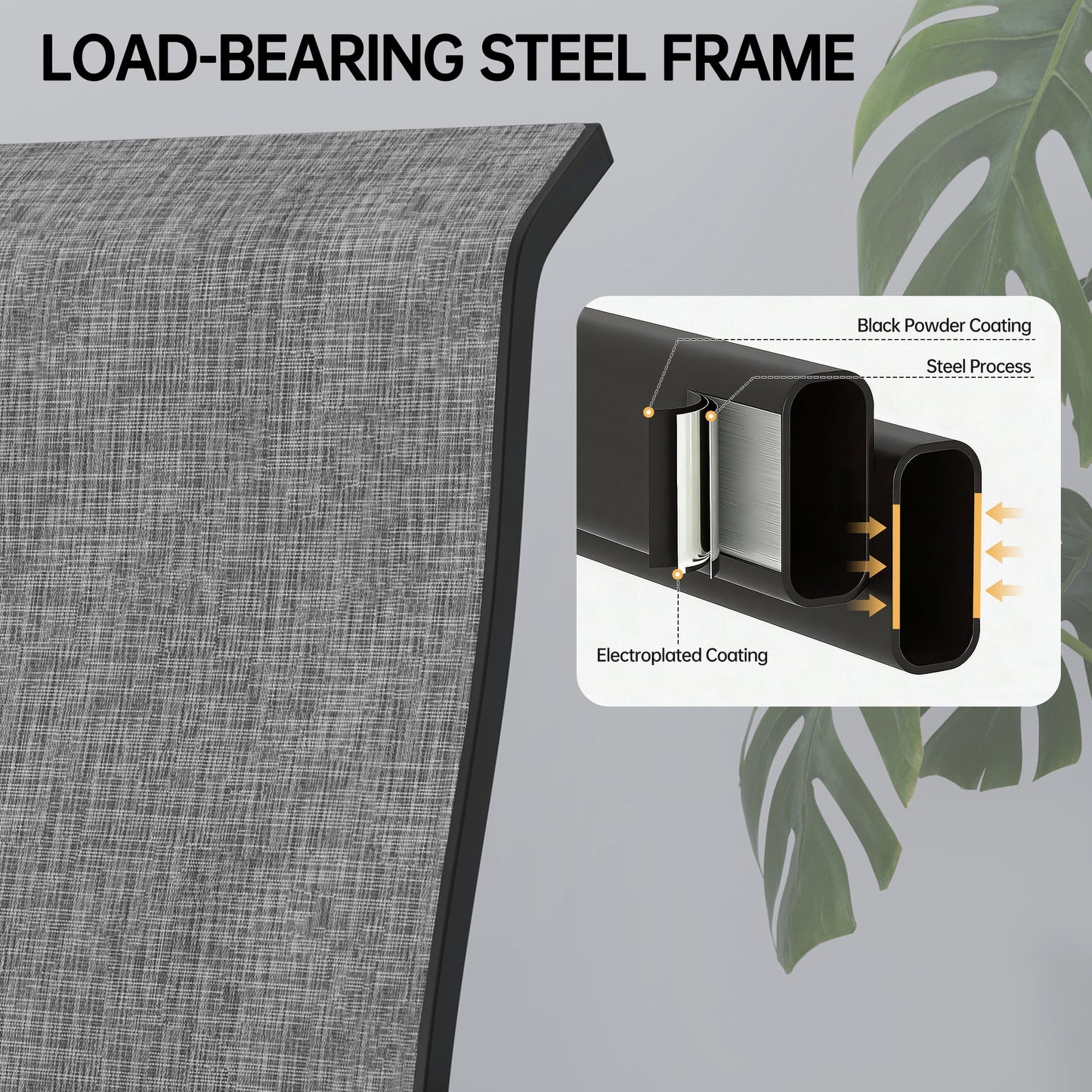 Pizzello Patio Swivel Dining Chairs, All Weather Outdoor Textilene Chair High Back Outdoor Swivel Rocker Set#size_set-of-6