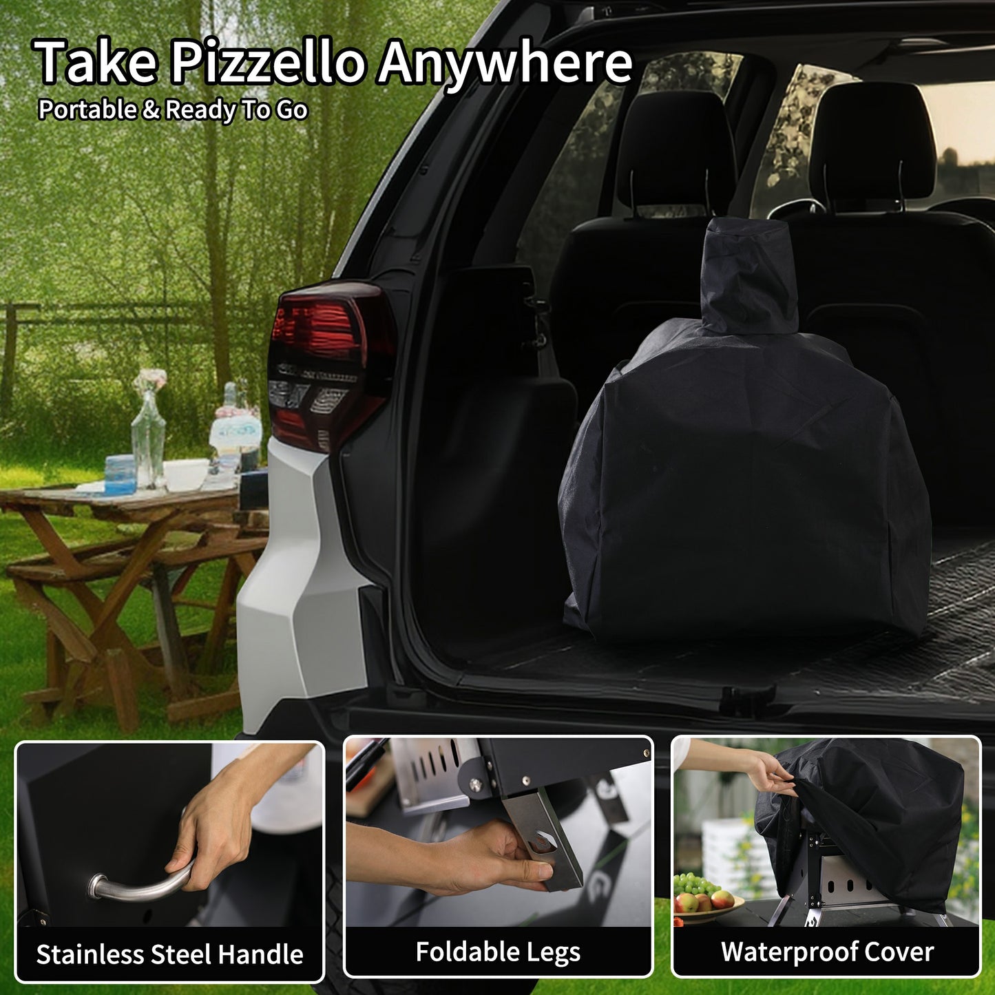 Pizzello Grande - Outdoor 2-Layer Pizza Oven - Pizzello#size_12-inch