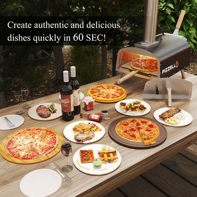 Wood Fired Outdoor Pizza Oven#color_black
