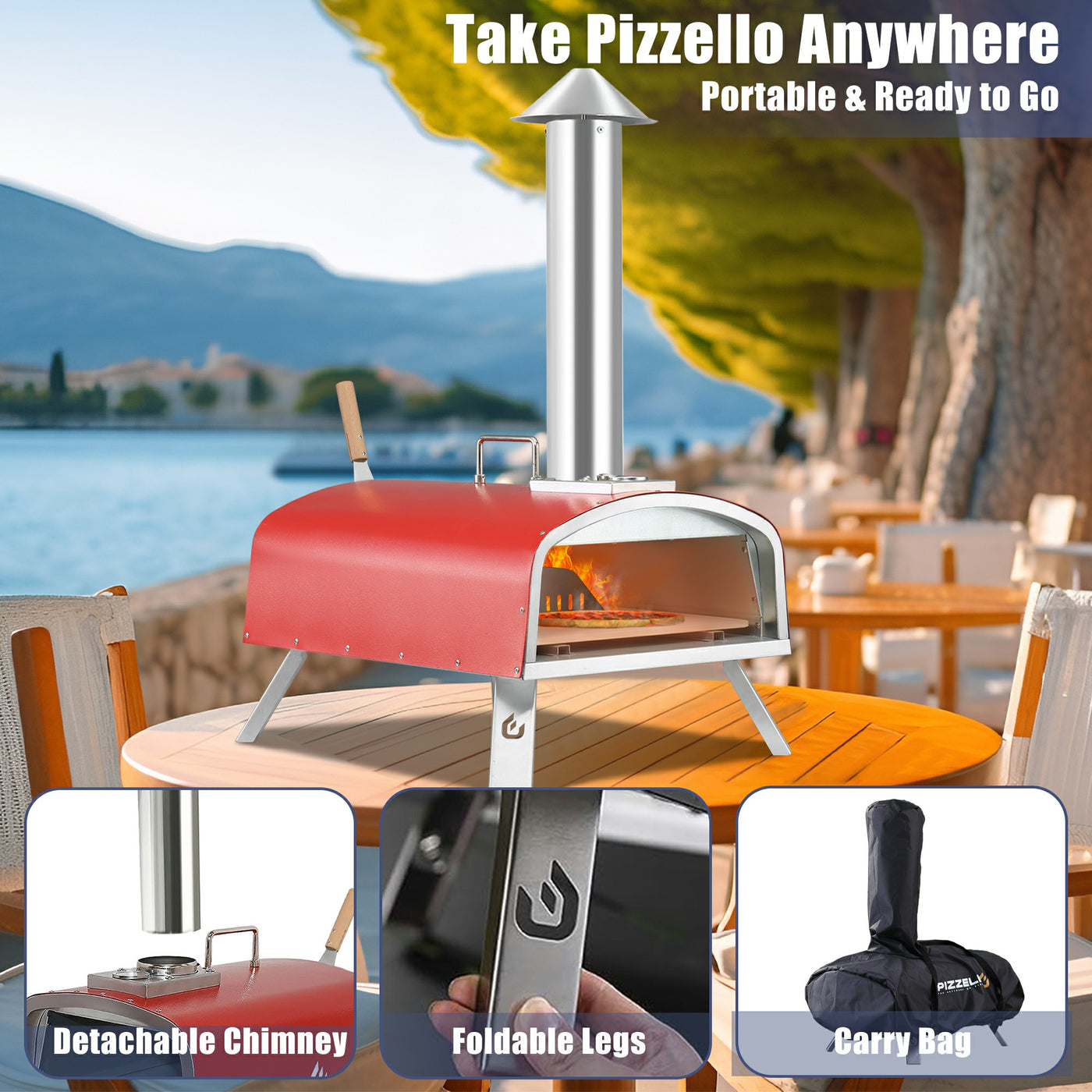 Wood-Fired Pizza Oven#color_red