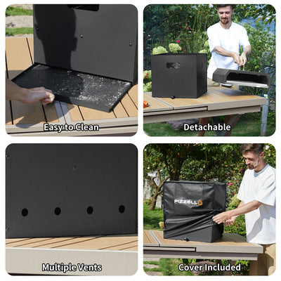 Pizzello Gusto - 4 in 1 Outdoor Pizza Oven - Pizzello#size_16-inch