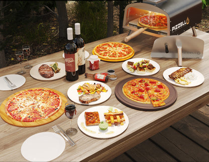 Wood Fired Outdoor Pizza Oven#color_black