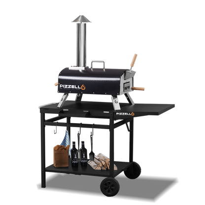 Outdoor Wood Fired Pizza Oven#color_black