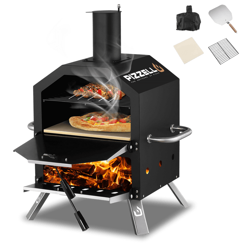Pizzello Grande Outdoor Wood Fired 2-Layer Pizza Oven