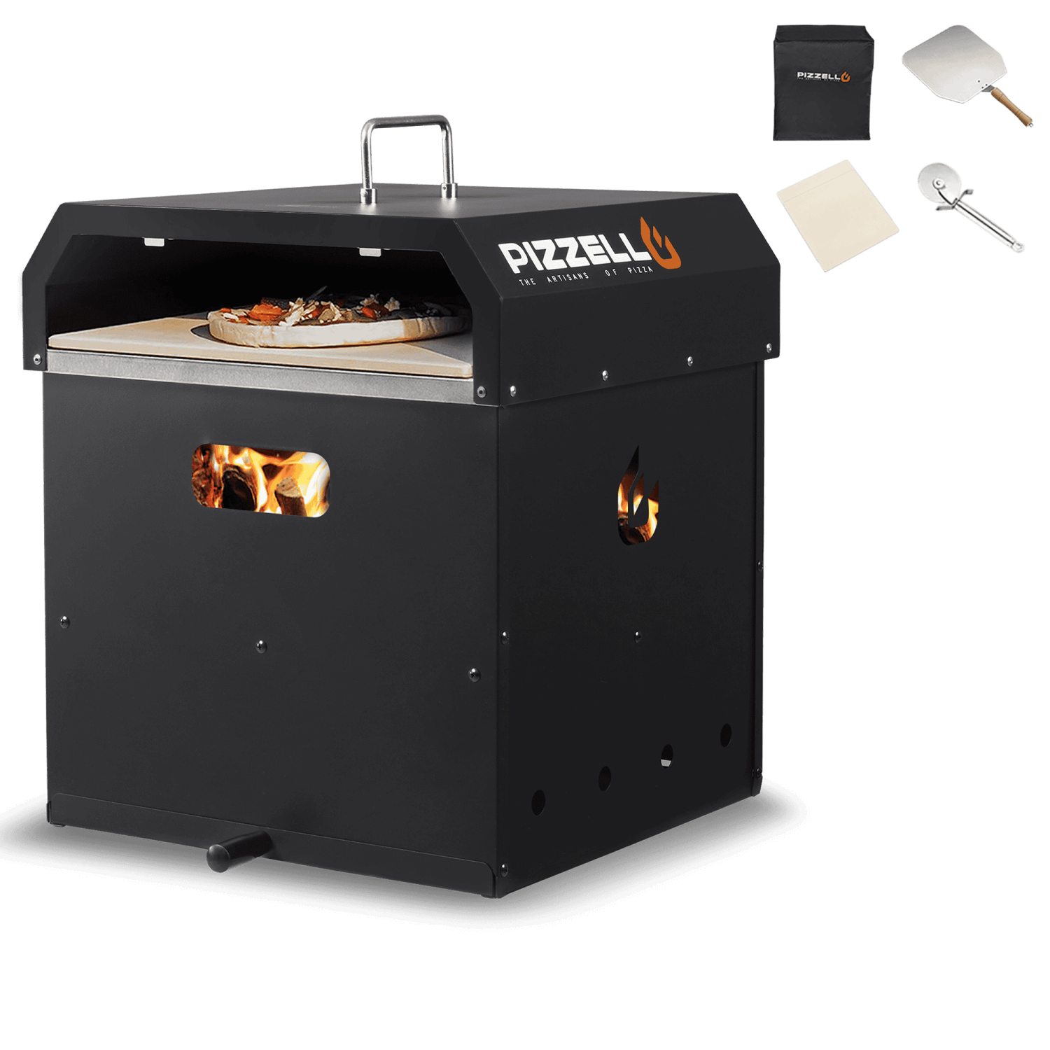 Pizzello Gusto - 4 in 1 Outdoor Pizza Oven - Pizzello#size_12-inch