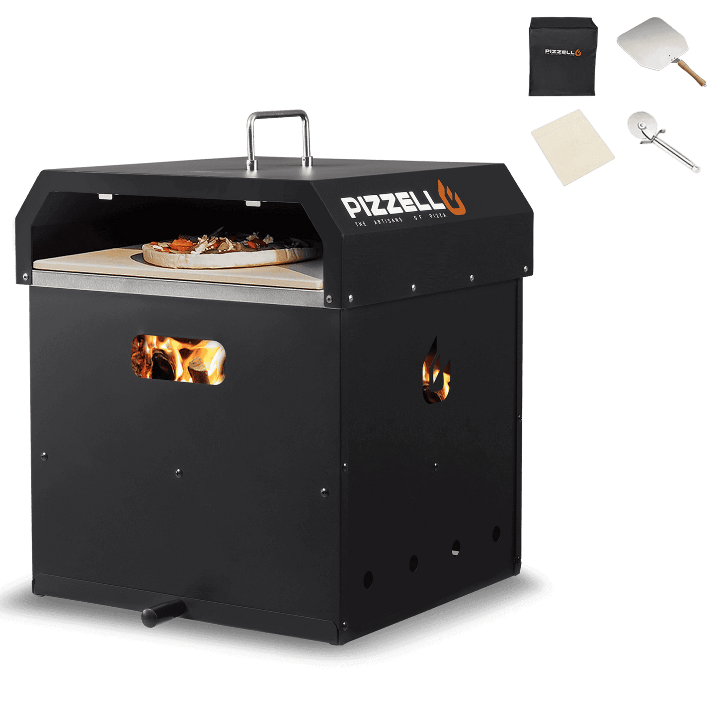 Pizzello Gusto - 4 in 1 Outdoor Pizza Oven - Pizzello#size_12-inch