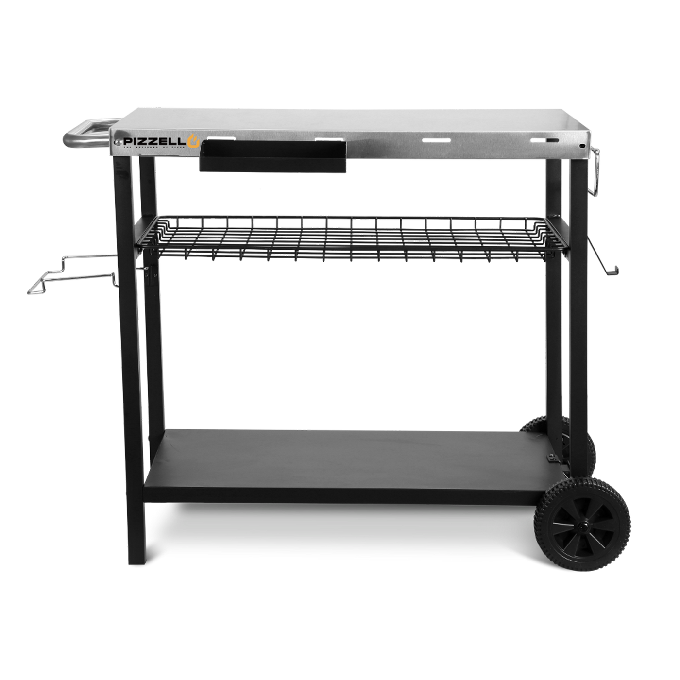 Pizzello Three-Shelf Outdoor Grill Dining Cart