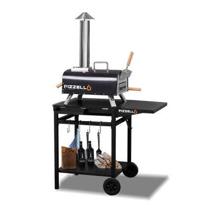 Wood Fired Outdoor Pizza Oven#color_black