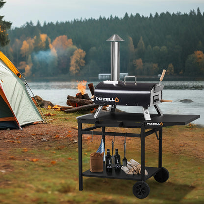 Outdoor Wood Fired Pizza Oven#color_black