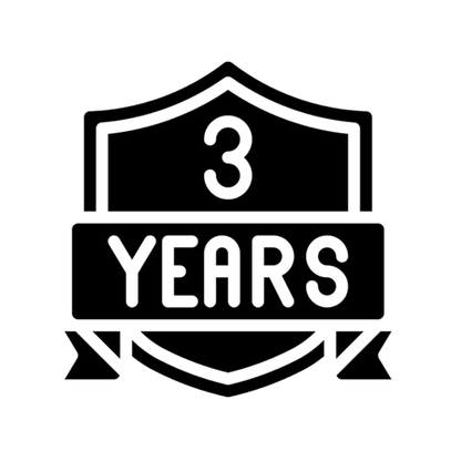 Exclusive 3-Year Warranty