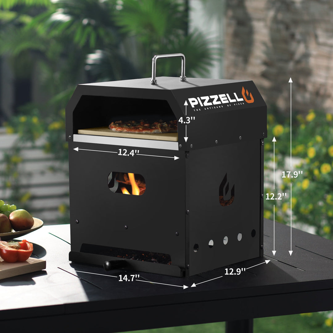 Outdoor grill with pizza oven best sale